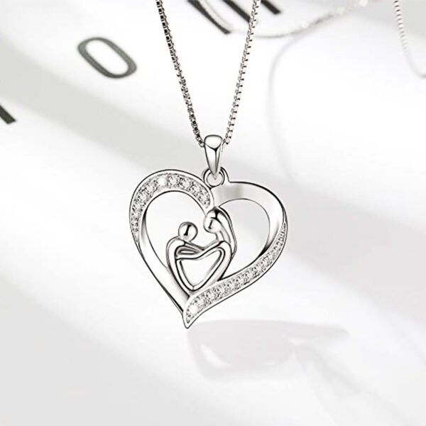 Collier Mère enfant dans un cœur – Image 2
