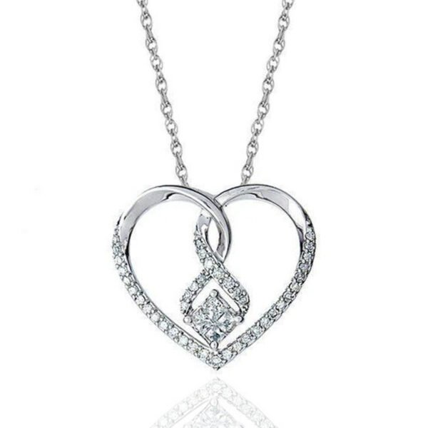 Collier infini inséré dans un cœur – Image 6