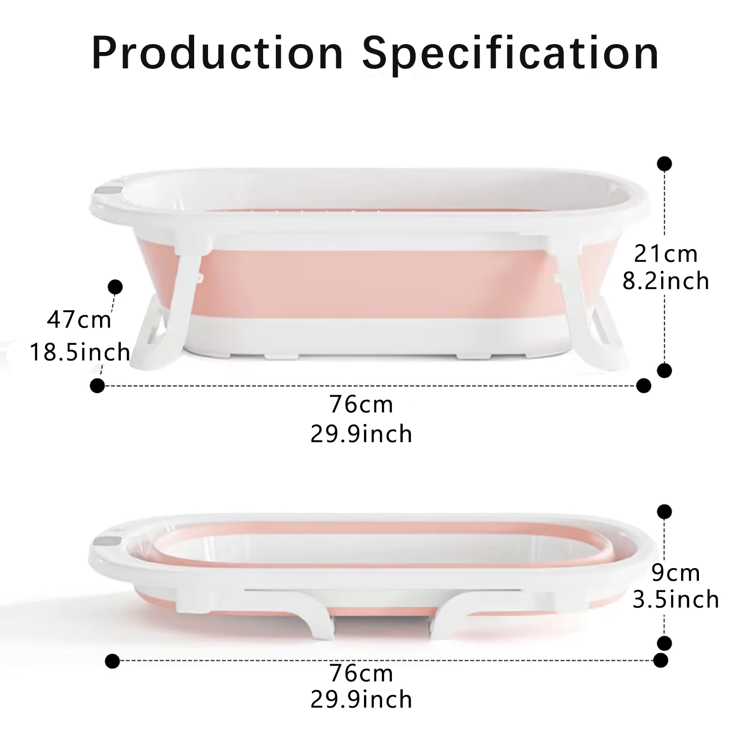 Baignoire Bébé Pliable & Portable - Confort et Sécurité 0-24 Mois Baignoire bébé pliable portable avec coussin nouveau-né