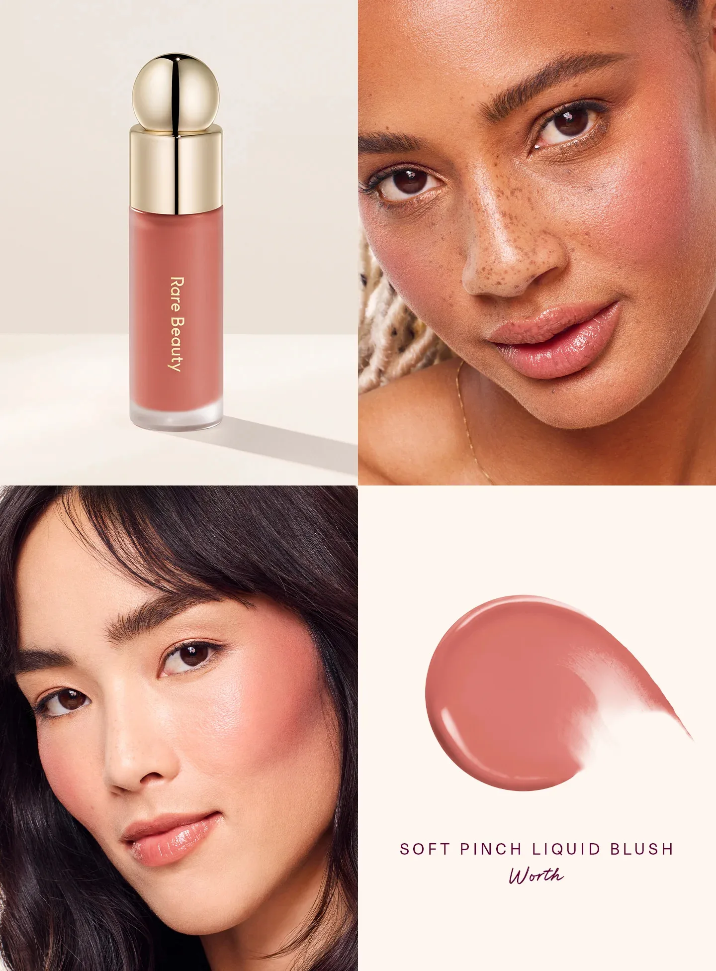 Blush Fluide MOONBIFFY Longue Tenue - Éclat Naturel & Hydratant Packaging élégant du blush fluide MOONBIFFY avec son applicateur précis