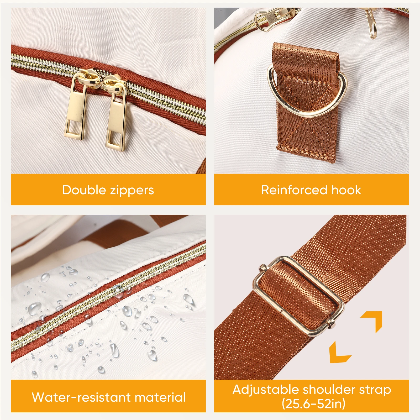 Dimensions du sac de voyage et housse de costume