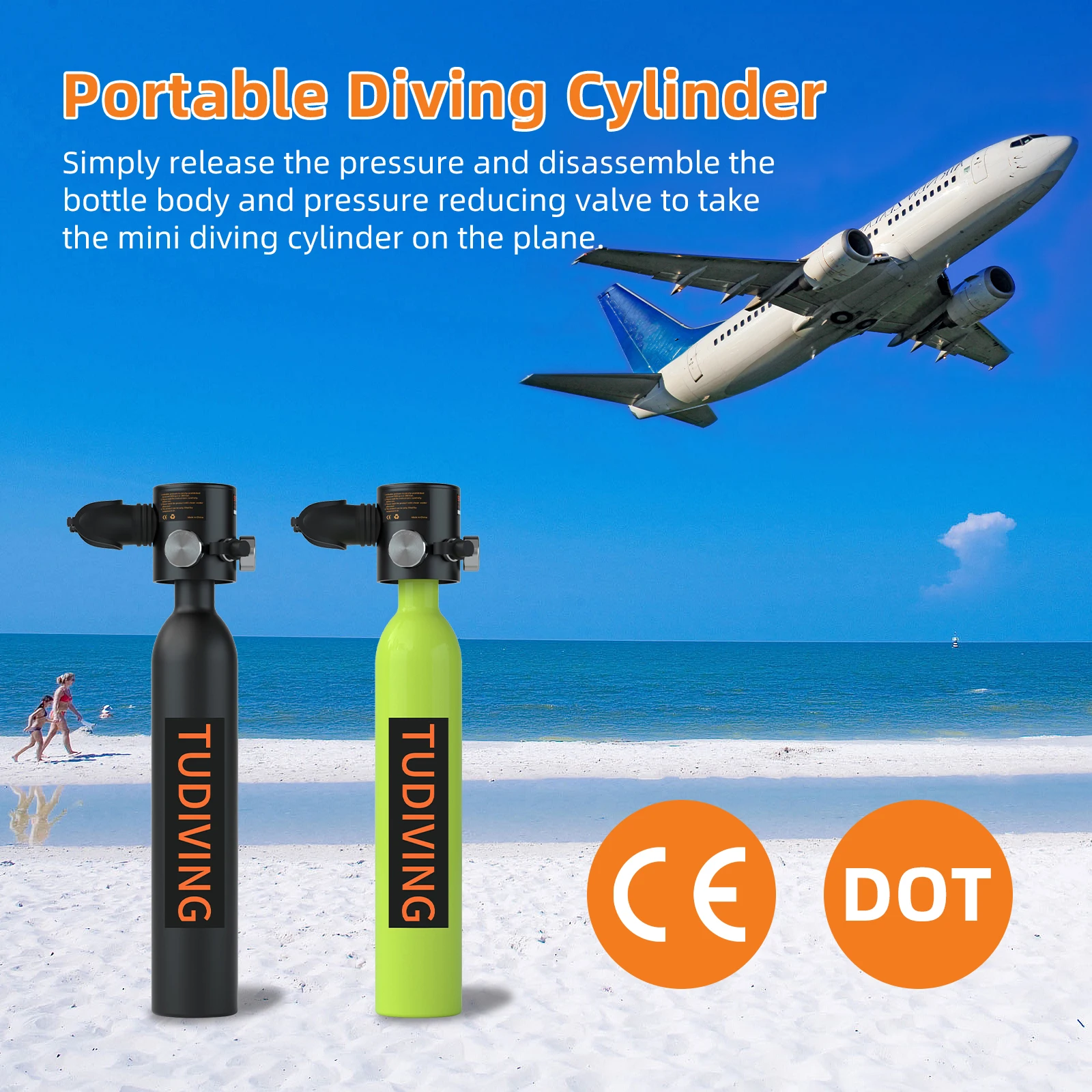 Méthodes de recharge pour la mini bouteille de plongée
