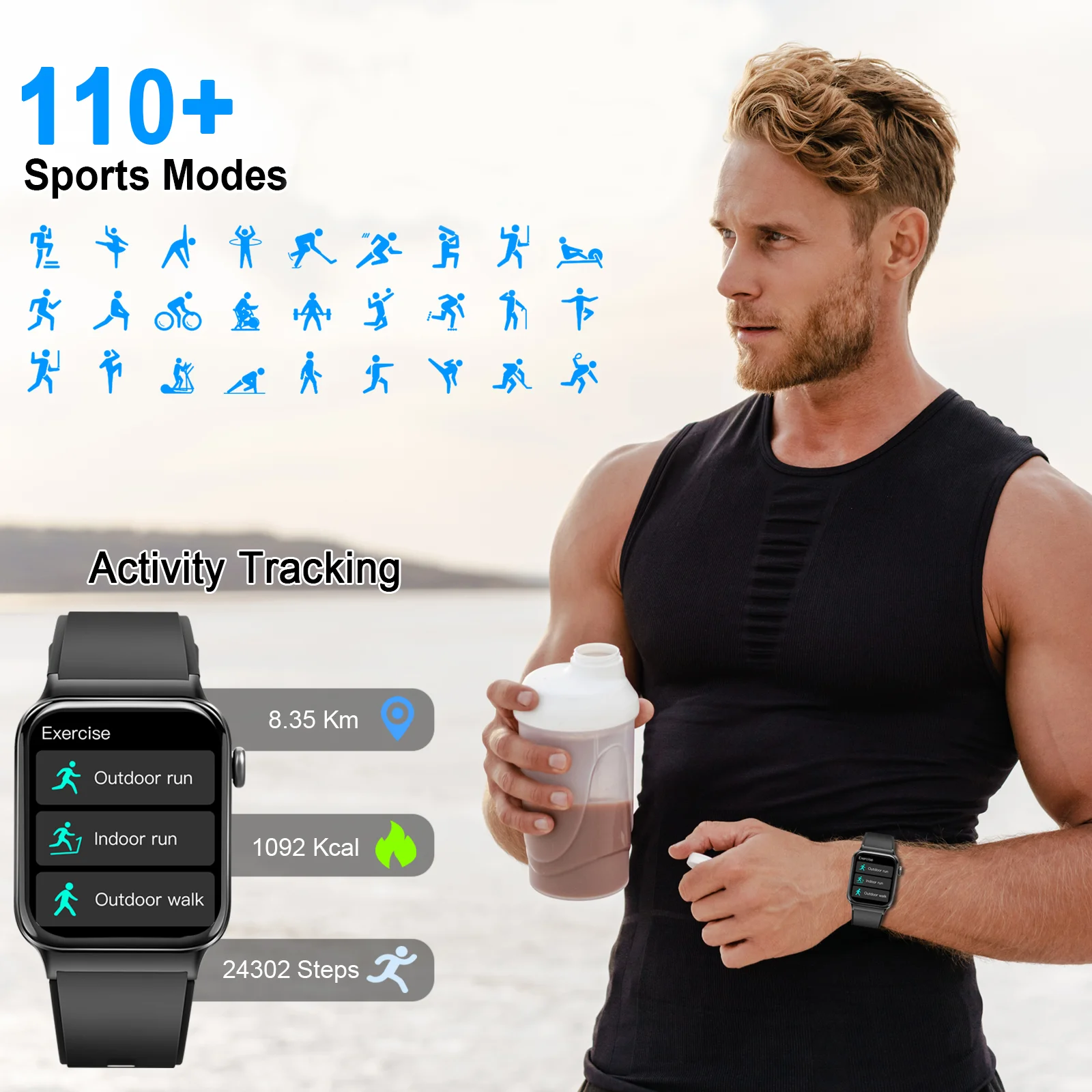 Smartwatch avec fonctionnalités d