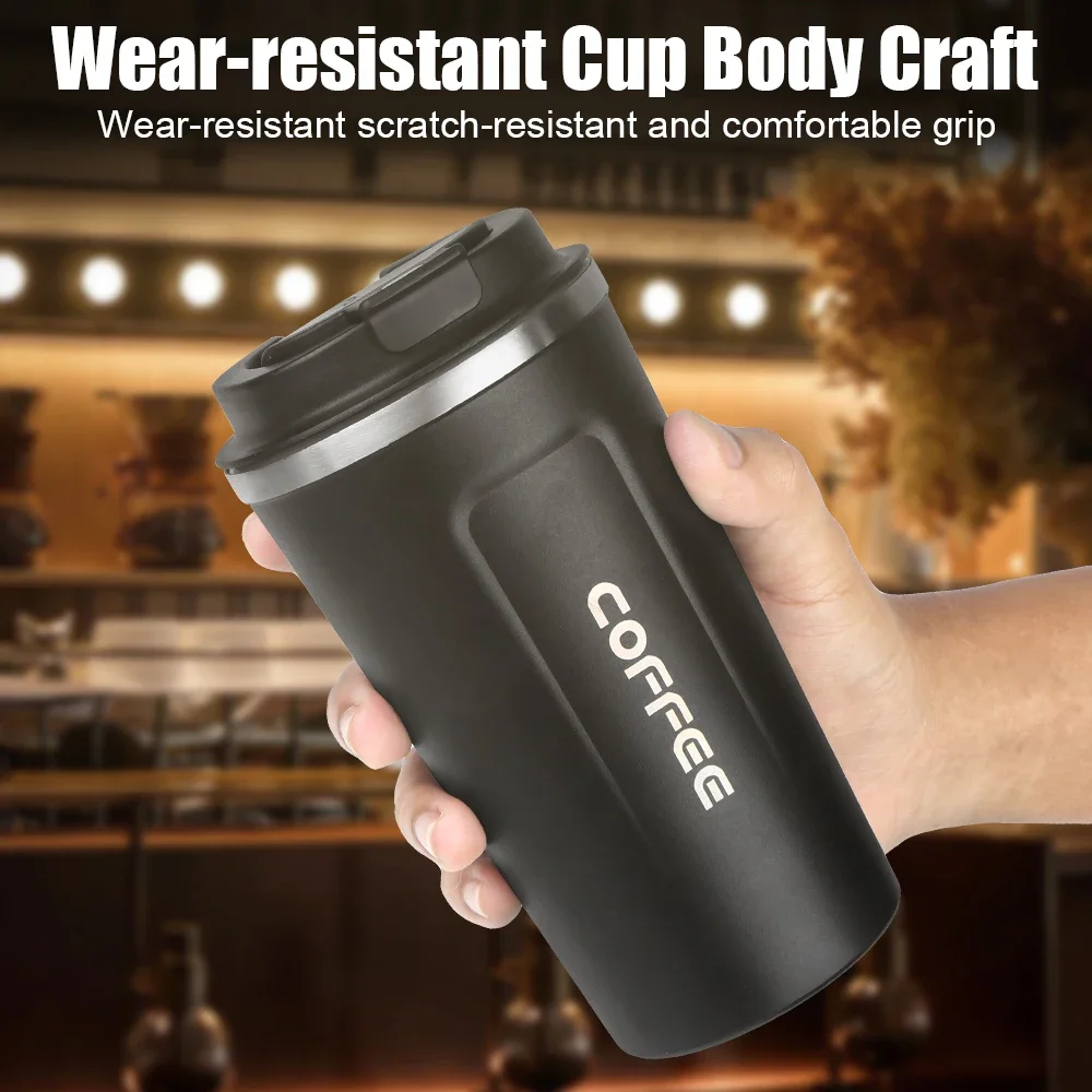 Mug Isotherme Intelligent 510ml - Affichage Température LED Voyage Tasse thermos en acier inoxydable 510ml