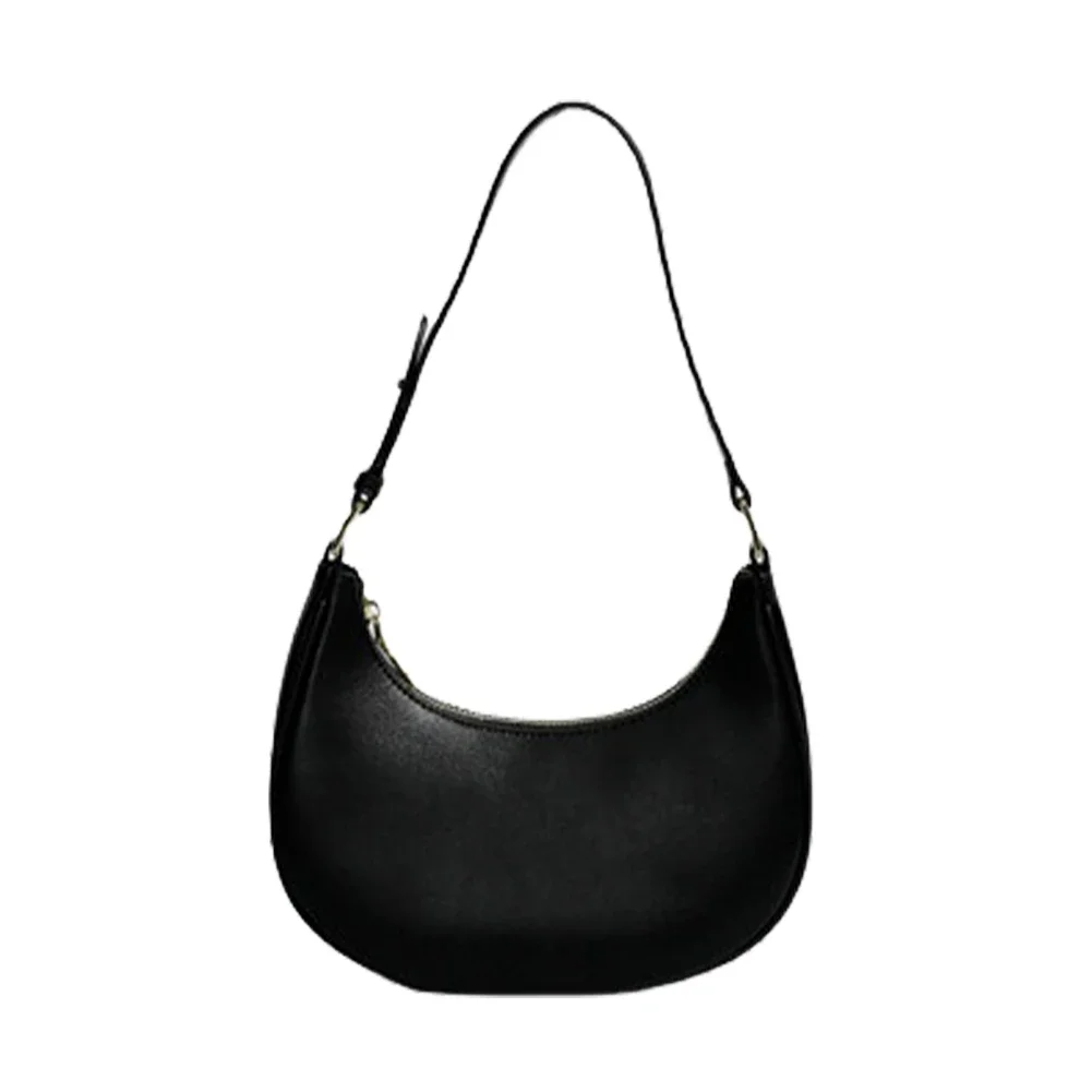 Sac à Main Femme Demi-Lune PU - Élégance Moderne & Pratique Sac bandoulière femme élégant avec fermeture éclair