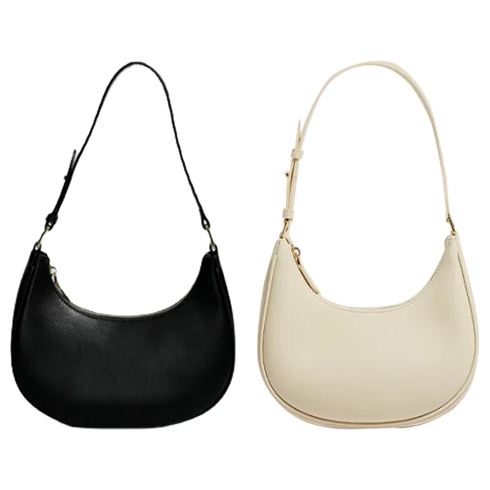 Sac à Main Femme Demi-Lune PU - Élégance Moderne & Pratique Sac à main femme pratique pour le quotidien