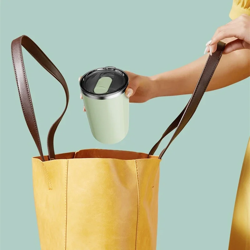 Mug Auto-Mélangeur Rechargeable Inox - Smart Mixer Café & Thé Détail des dimensions du mug mélangeur