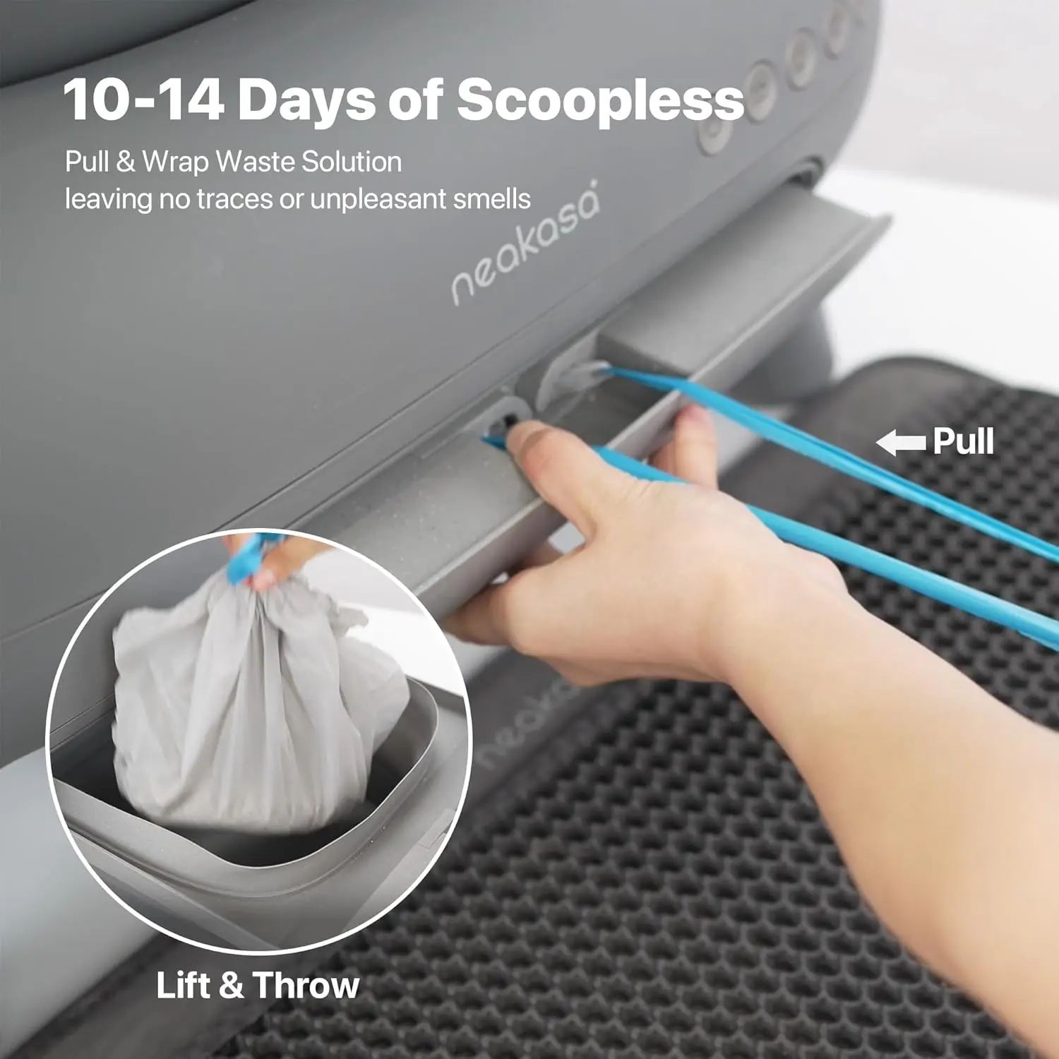 Litière Chat Automatique Neakasa M1 - Auto-Nettoyante & Connectée Tapis réducteur de litière Neakasa