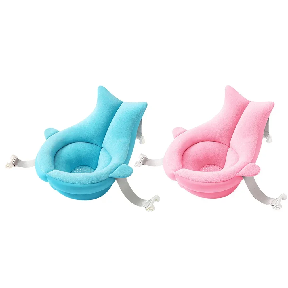 Coussin de Bain Flottant Bébé - Soutien Anti-dérapant Nouveau-né Bébé flottant sur le coussin de bain avec sangles