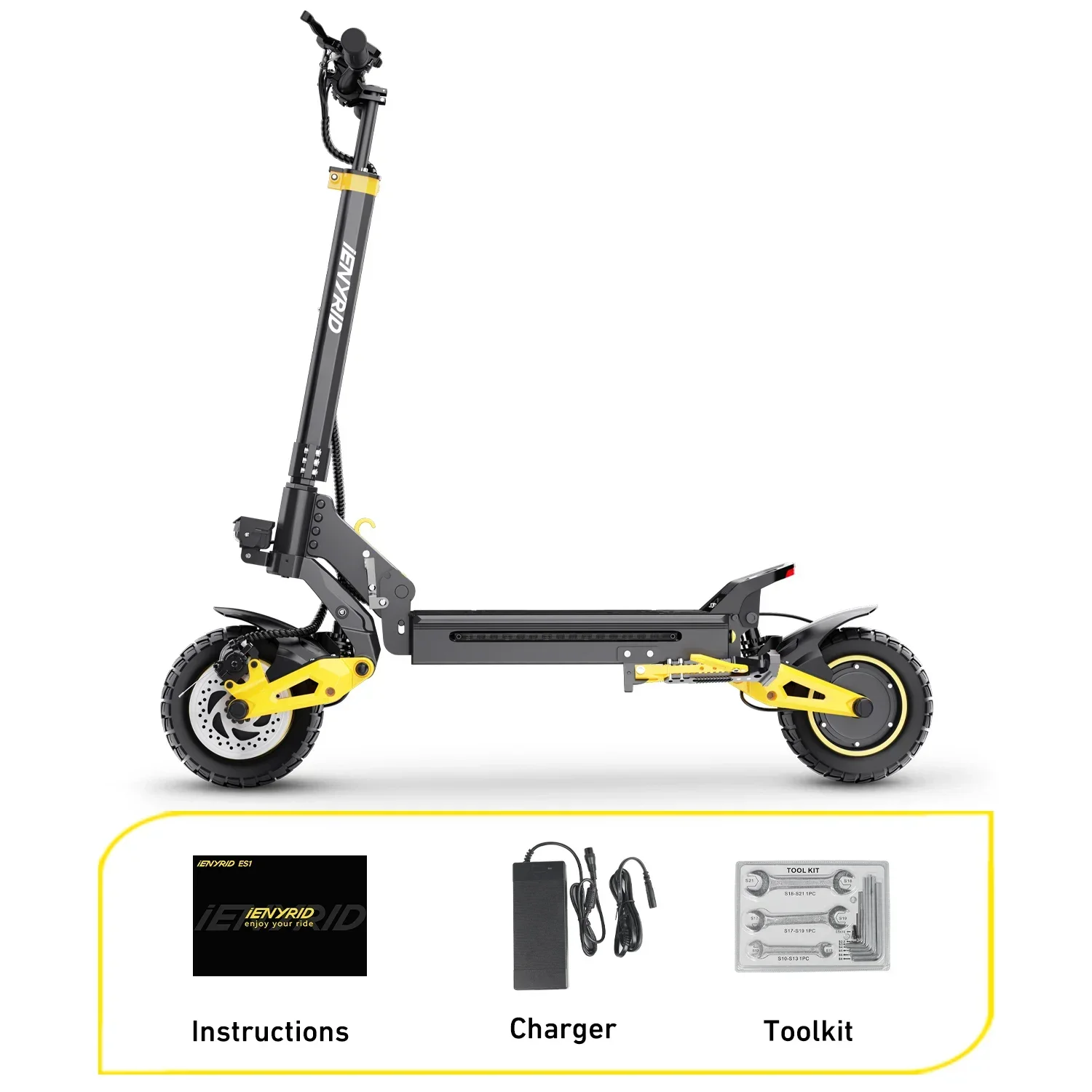 Trottinette Électrique IENYRID ES1 Adulte - Pliable, 60km/h, 10" Trottinette électrique IENYRID ES1 pliable puissance 2400W