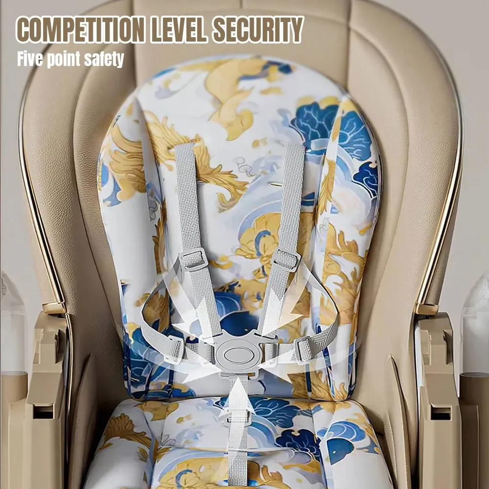 Chaise haute bébé GECOFEER pliée et compacte