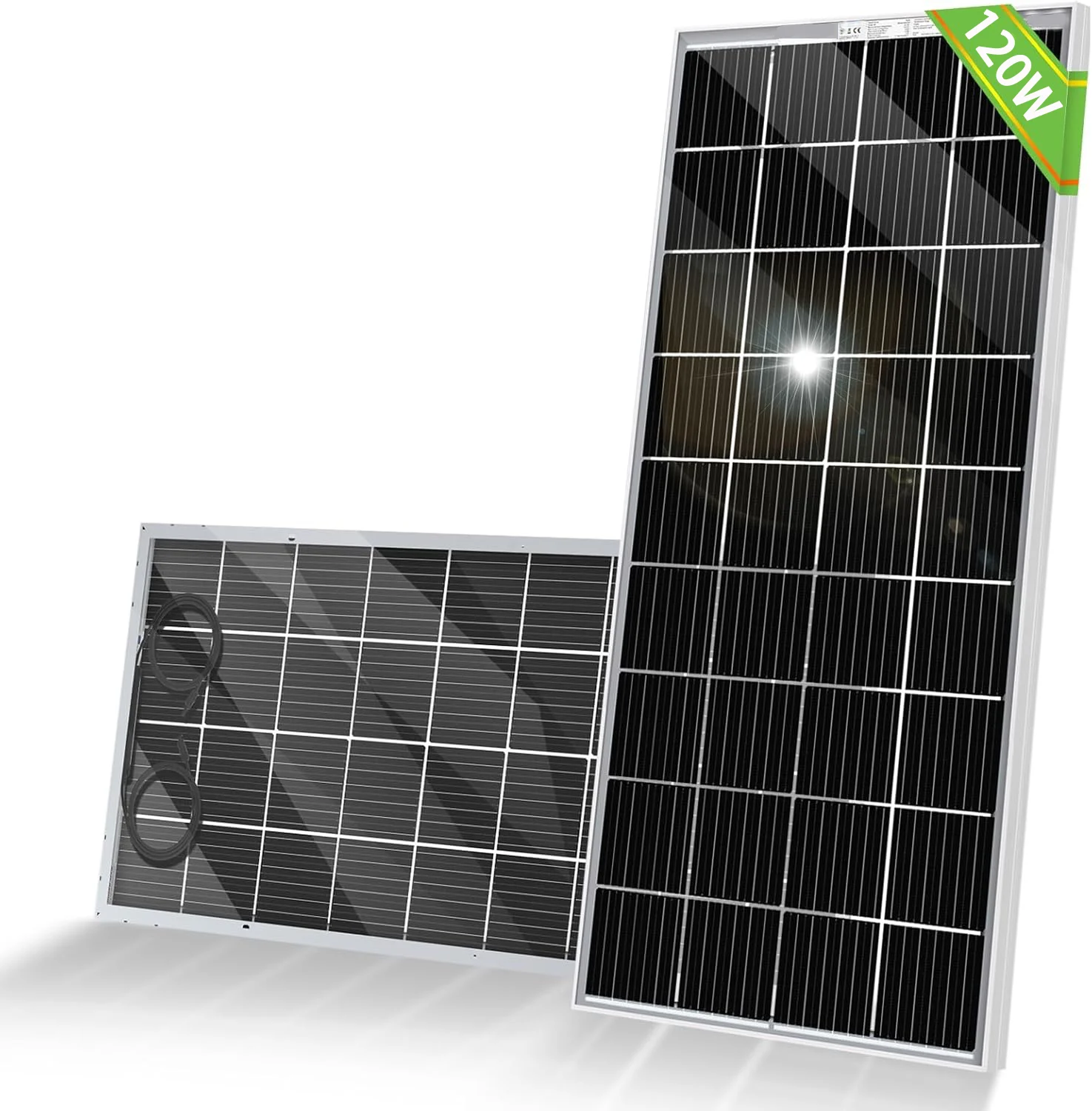 Panneau solaire monocristallin avec cadre en aluminium
