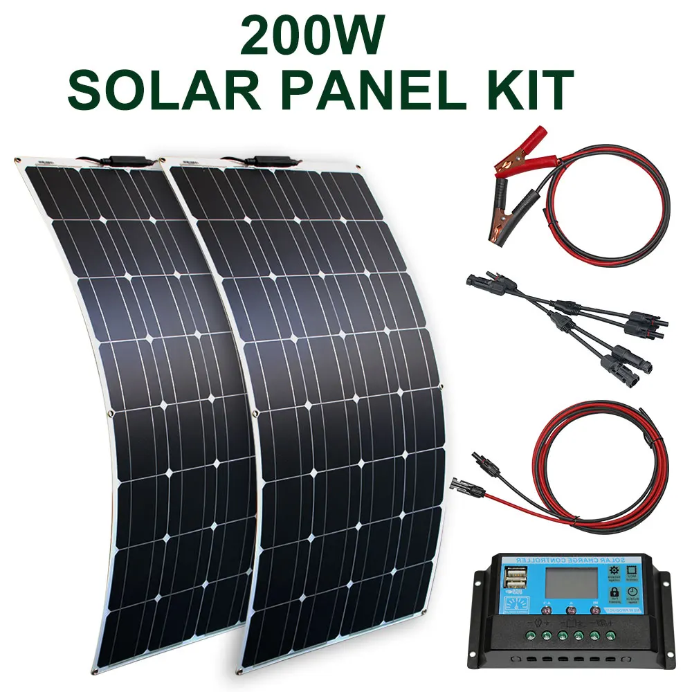 Installation facile du panneau solaire flexible sur surface courbe