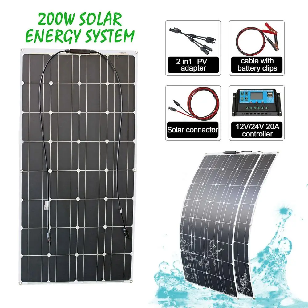 Panneau solaire en silicium monocristallin haute efficacité