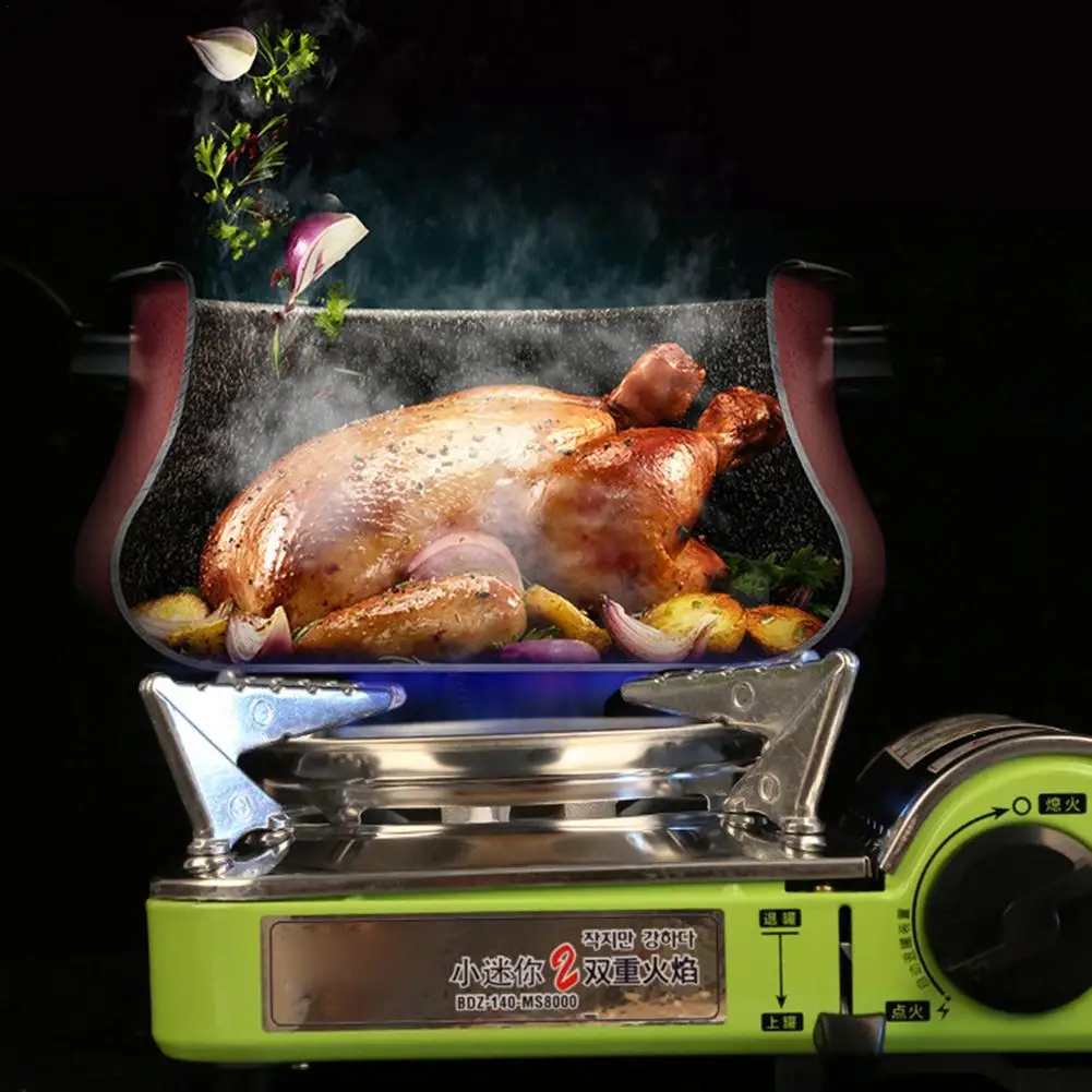 Détail du brûleur de réchaud portable