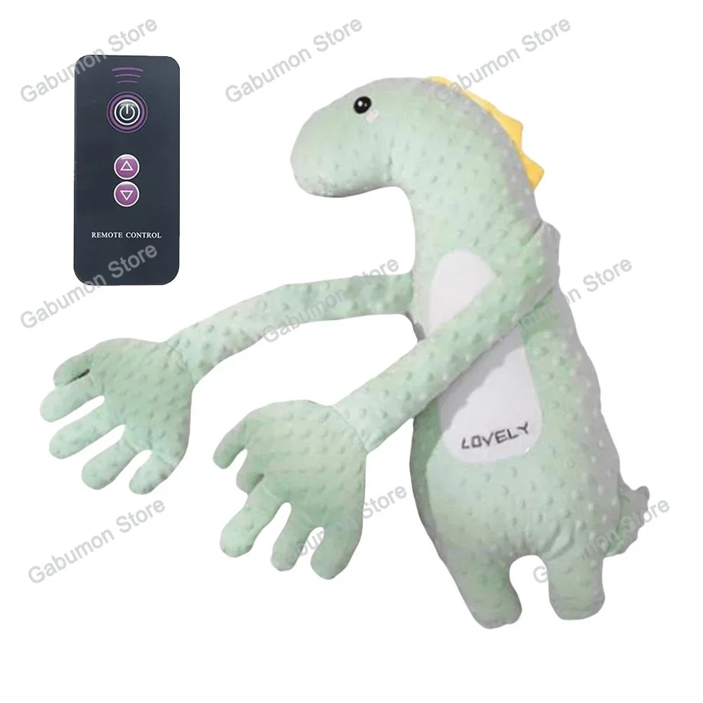 Bébé dormant paisiblement sur l'oreiller électrique apaisant