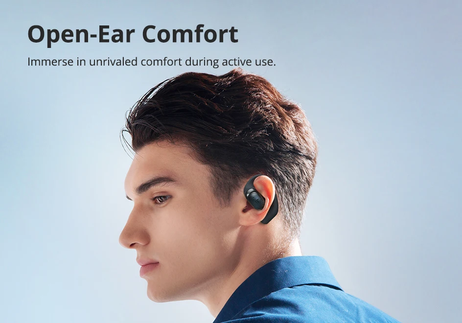 Confort open-ear des écouteurs Tronsmart pour un usage actif