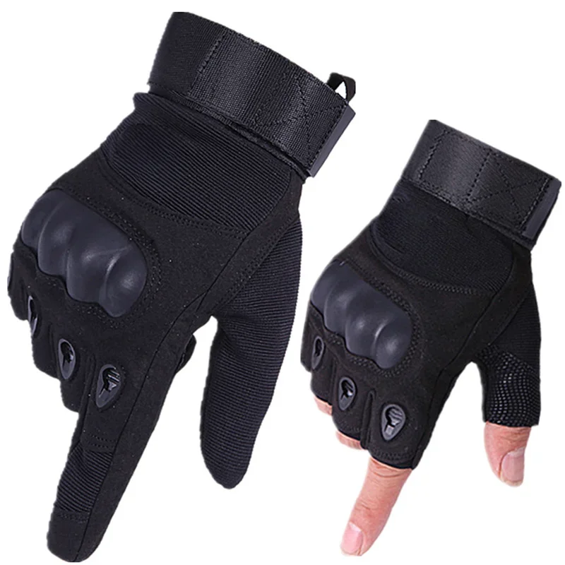 Gants tactiques de sport avec coque de protection