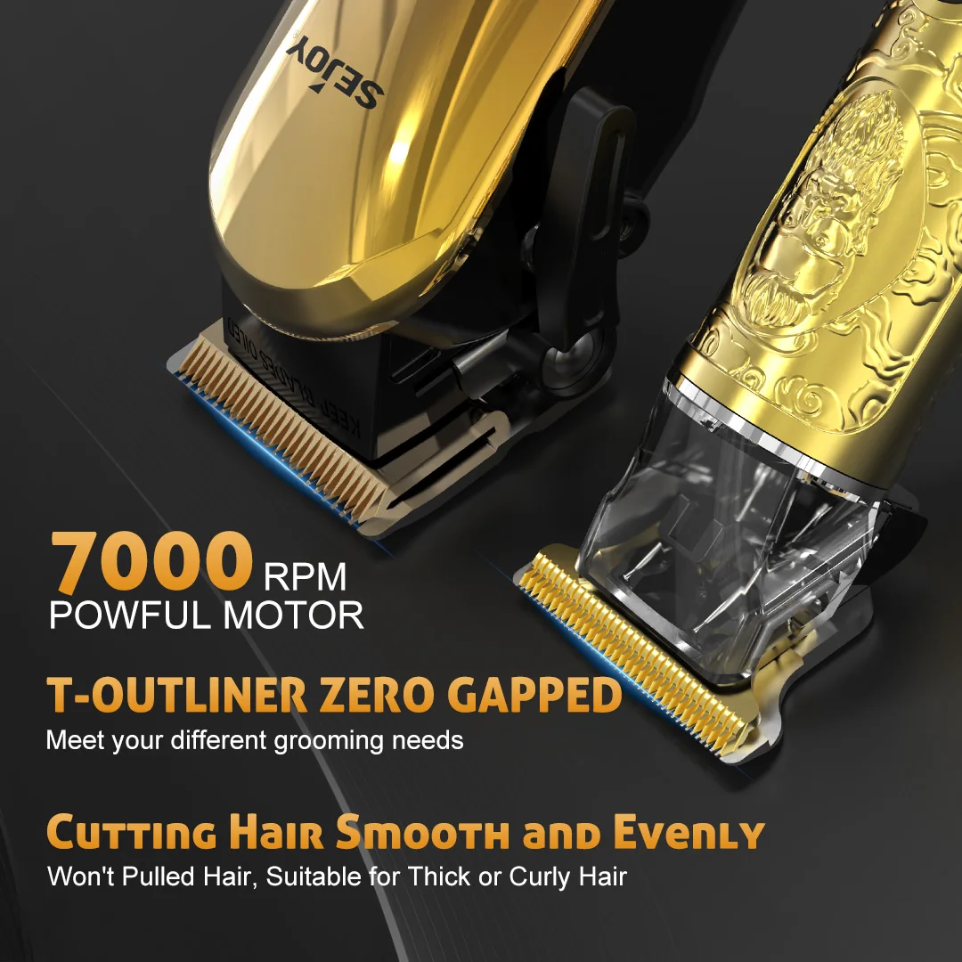 Tondeuses pour homme sans fil avec prise en main ergonomique