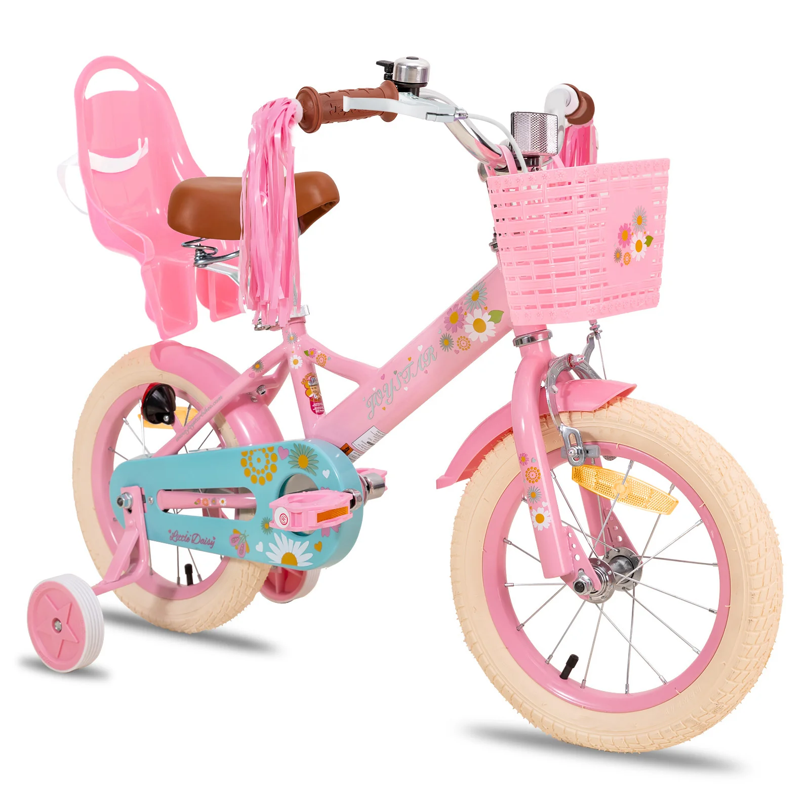 Vélo enfant fille JOYSTAR avec siège poupée