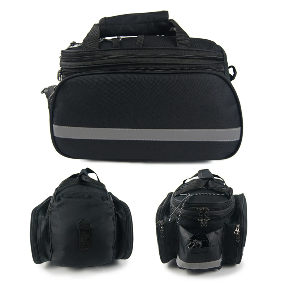 Détail du compartiment intérieur du sac de vélo