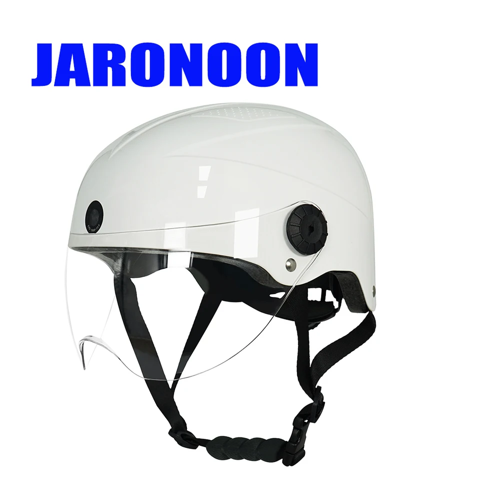 Casque vélo intelligent noir avec lumière arrière