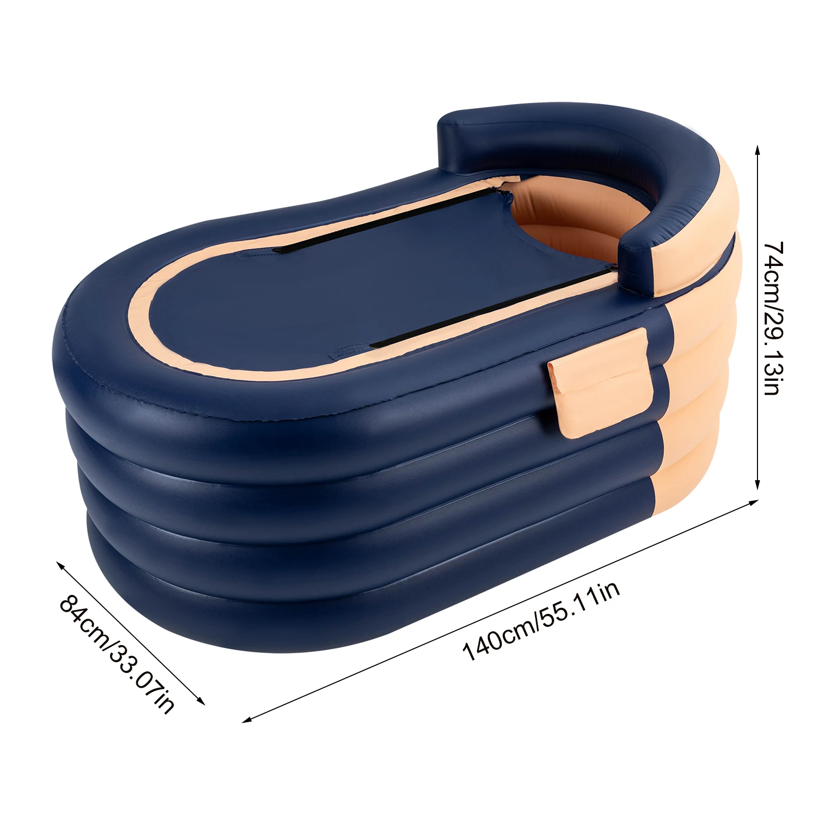 Piscine gonflable avec pompe sans fil pour un gonflage rapide
