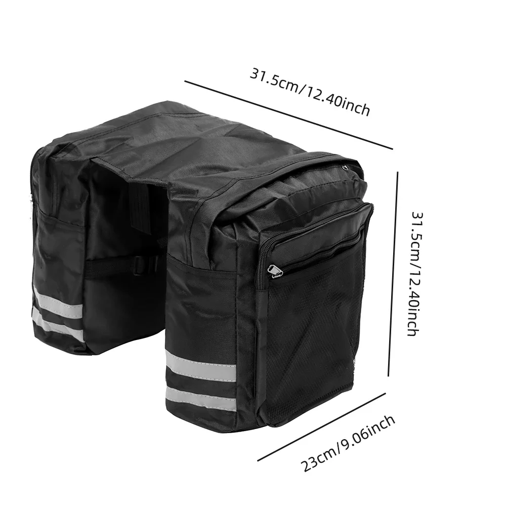 Matériau en polyester robuste et résistant à l'eau pour sacoche vélo