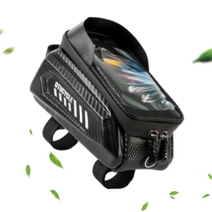 Sacoche Cadre Vélo Téléphone 7.4″ Tactile – Étanche & Rigide — photo 2
