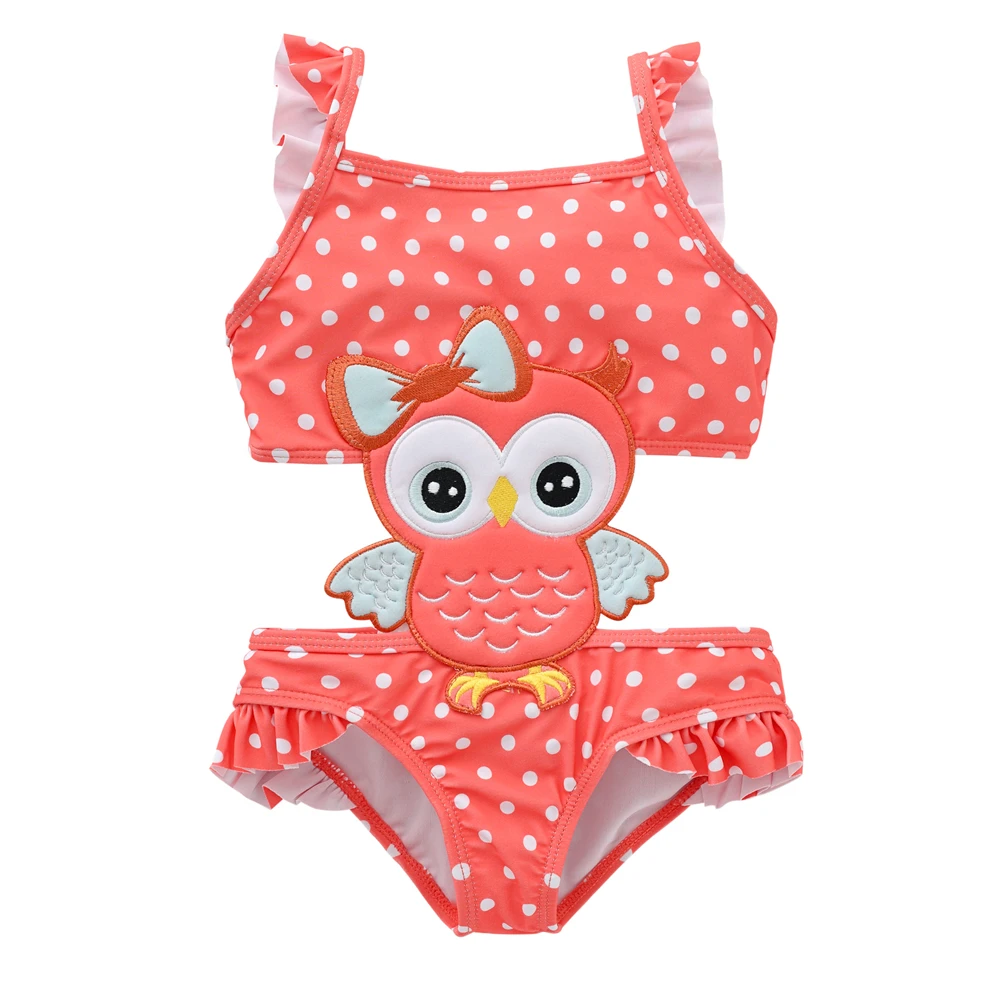 Détail du motif pastèque sur le maillot de bain bébé