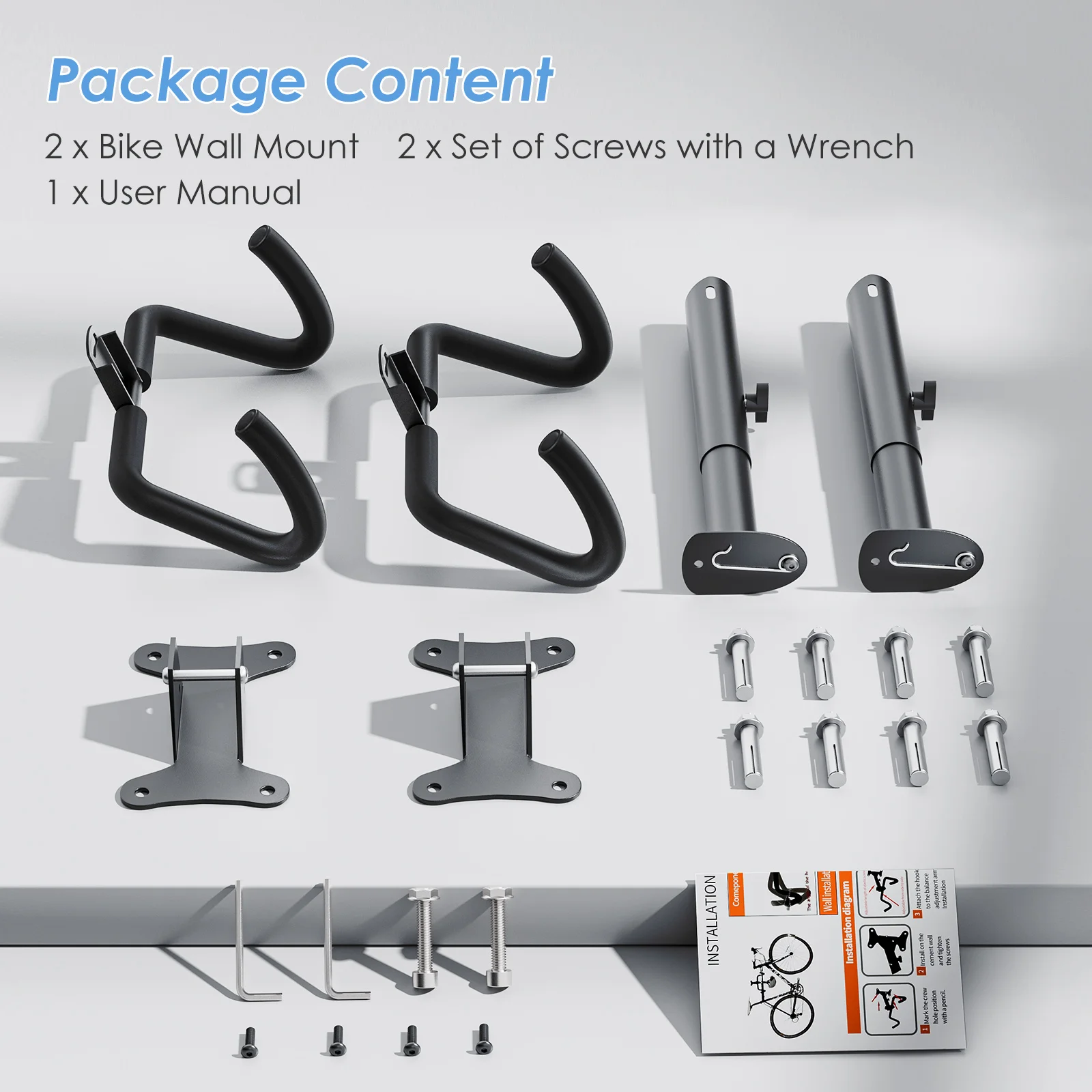 Guide d'installation facile pour support mural vélo