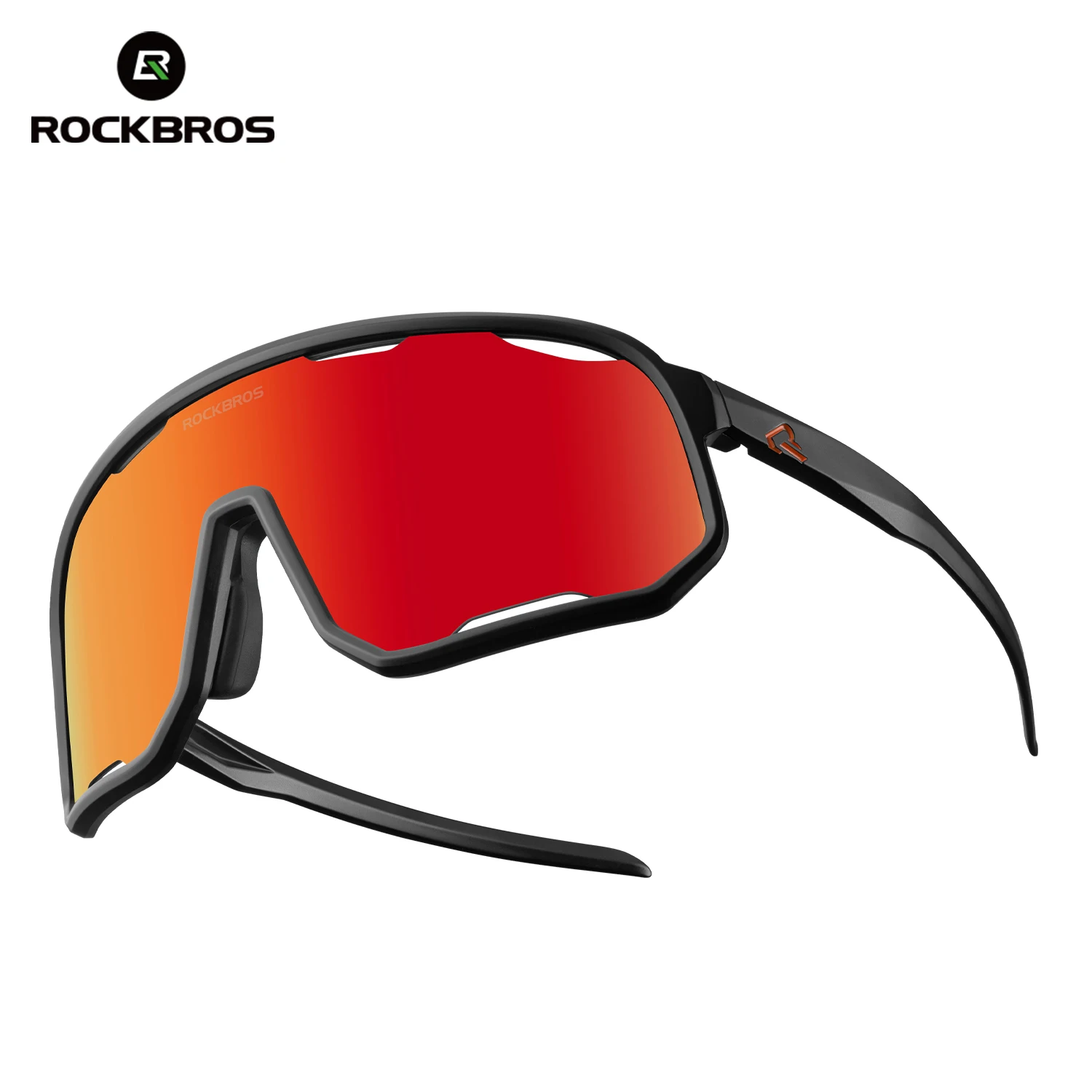 Lunettes de cyclisme photochromiques sur cycliste