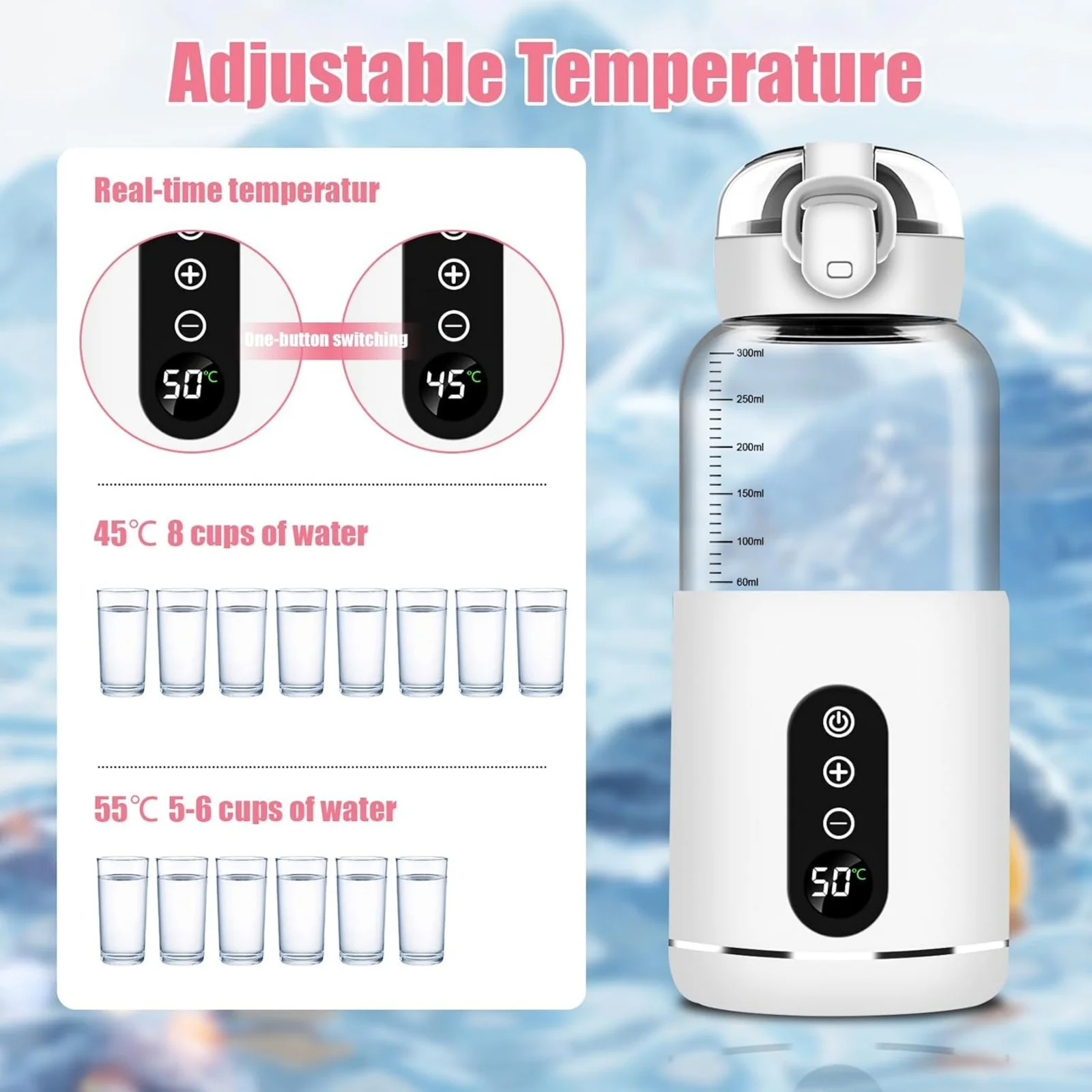 Design compact du chauffe-biberon Vracado