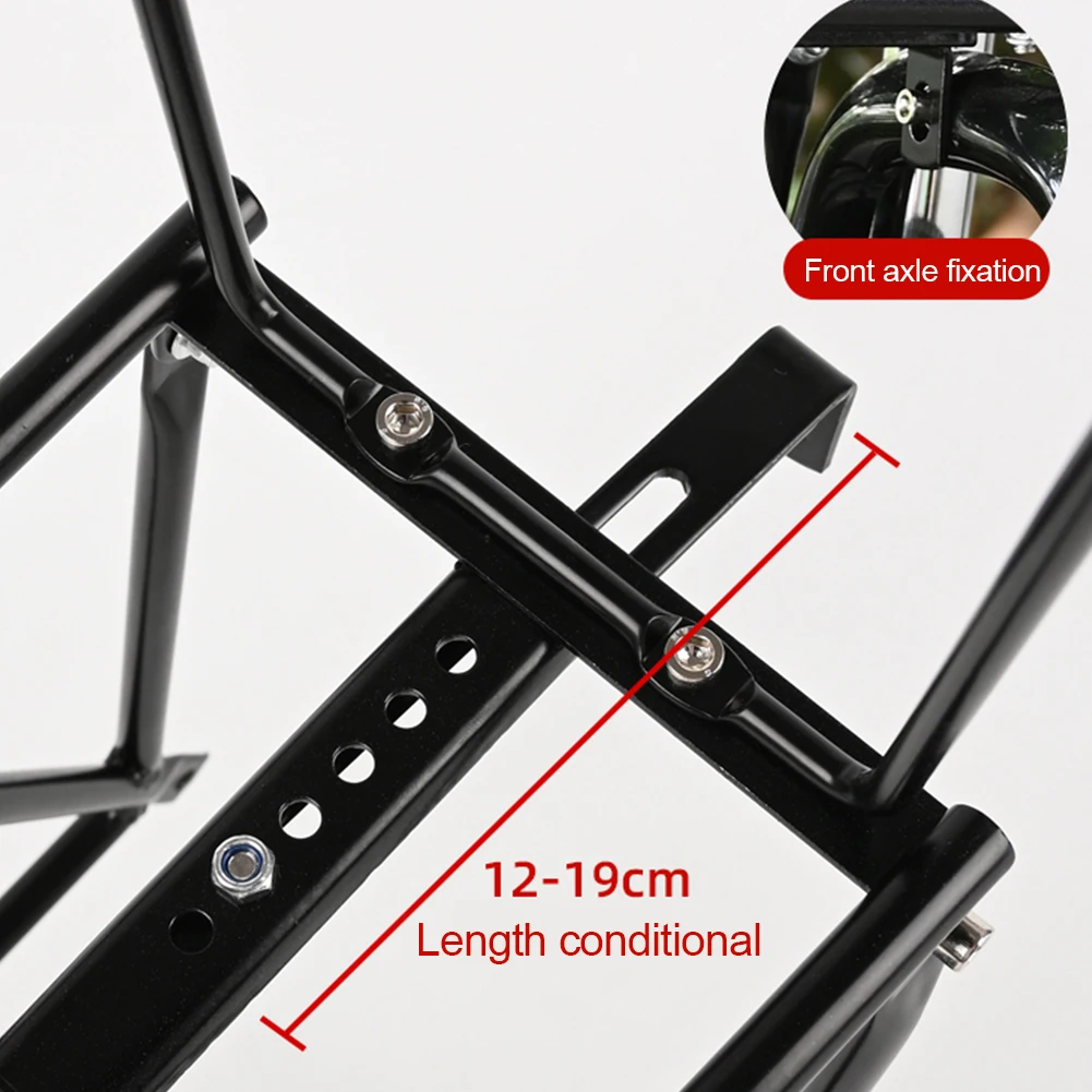 Montage facile du porte-bagages avant sur fourche de vélo