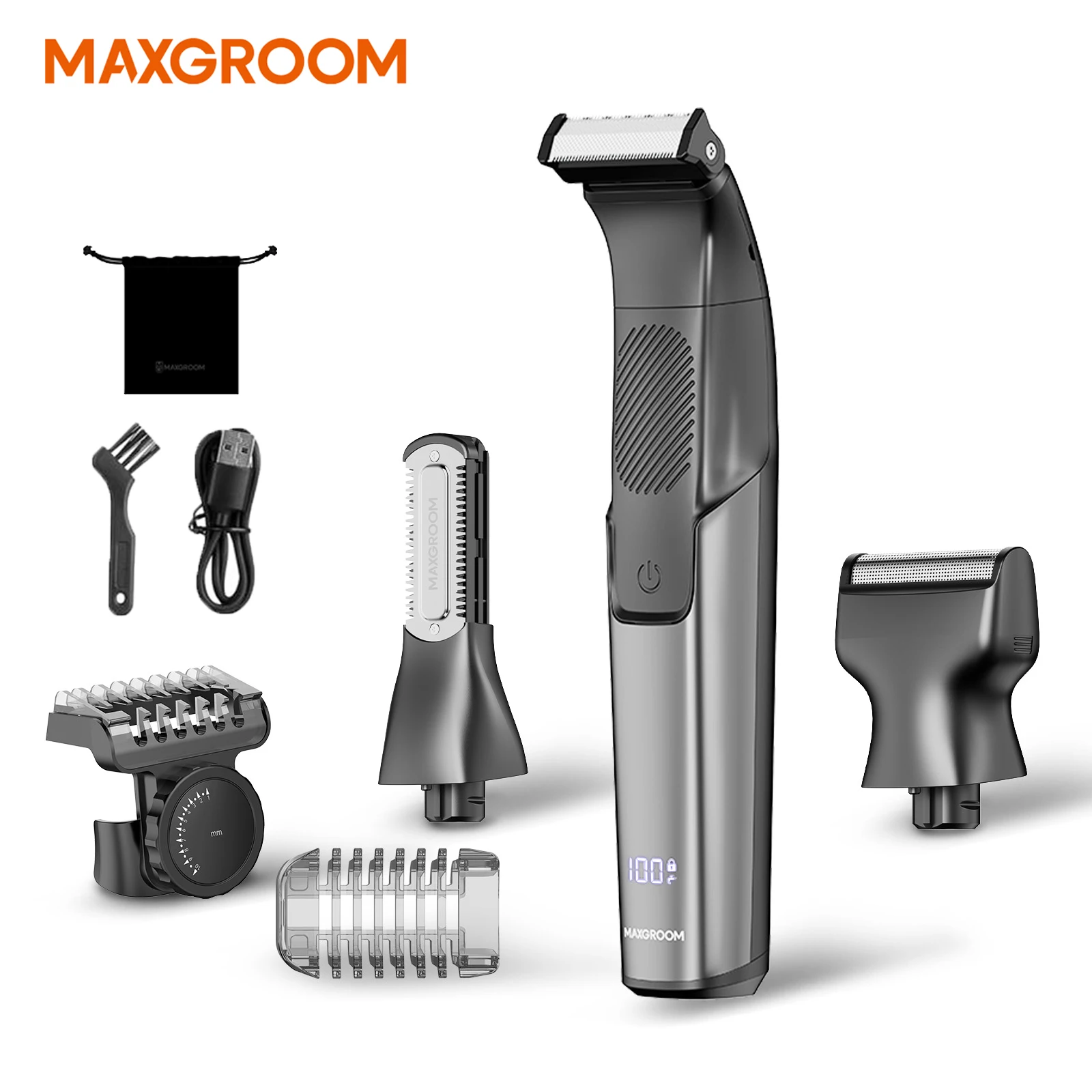 Tondeuse corporelle électrique MAXGROOM pour homme en main