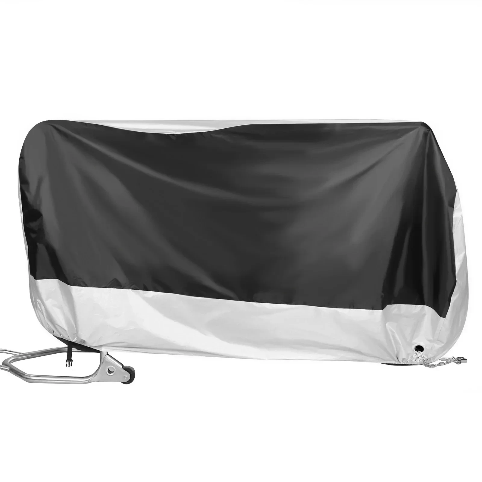 Détail du tissu polyester 190T de la housse moto