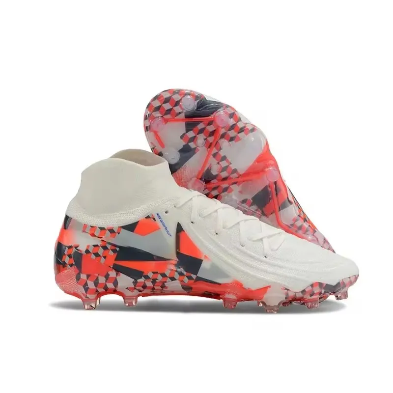 Vue de dessus des chaussures de football