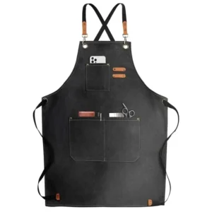 Tablier Cuisine Canvas Imperméable Poches – Homme & Femme Adulte — photo 7