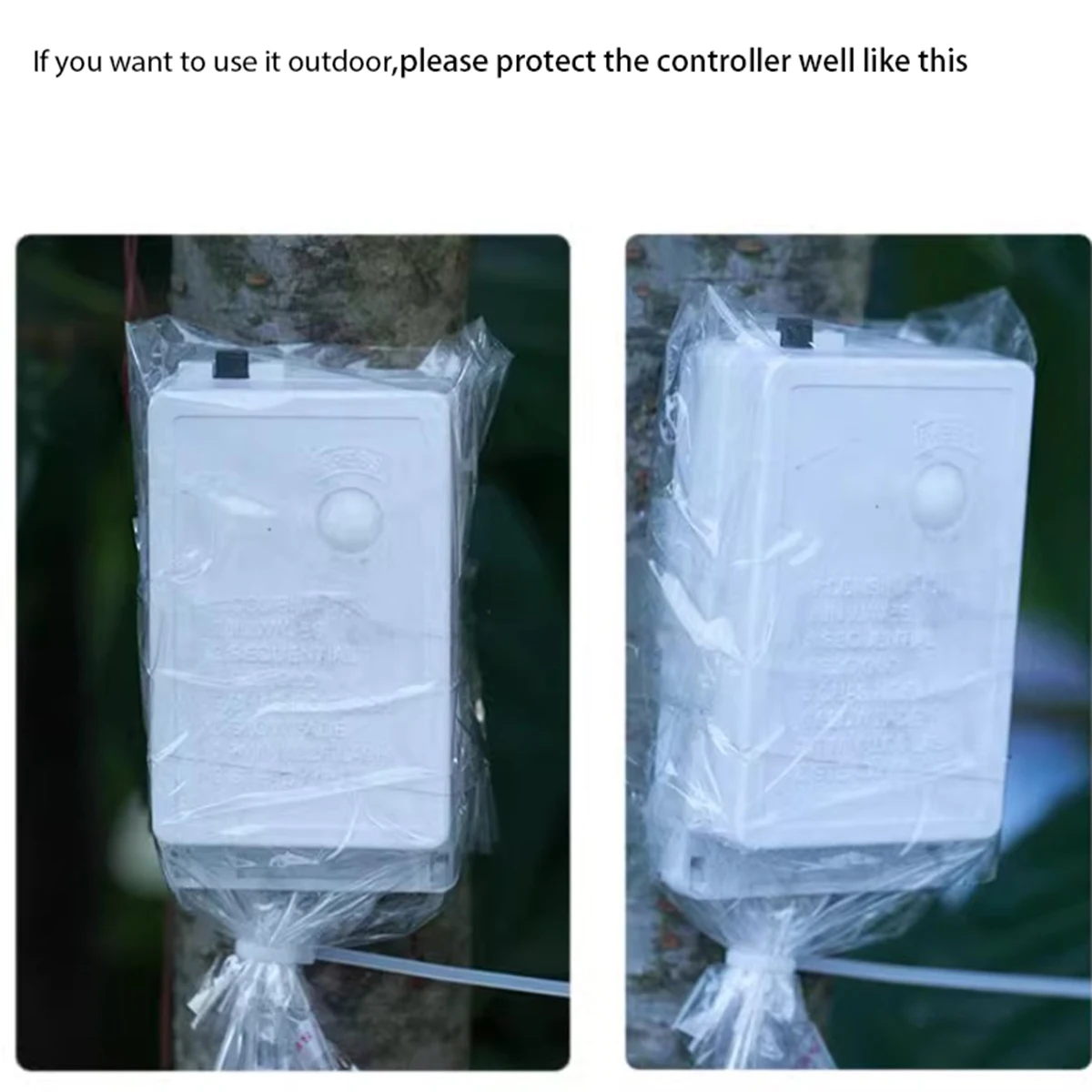 Options de longueur de guirlande lumineuse LED