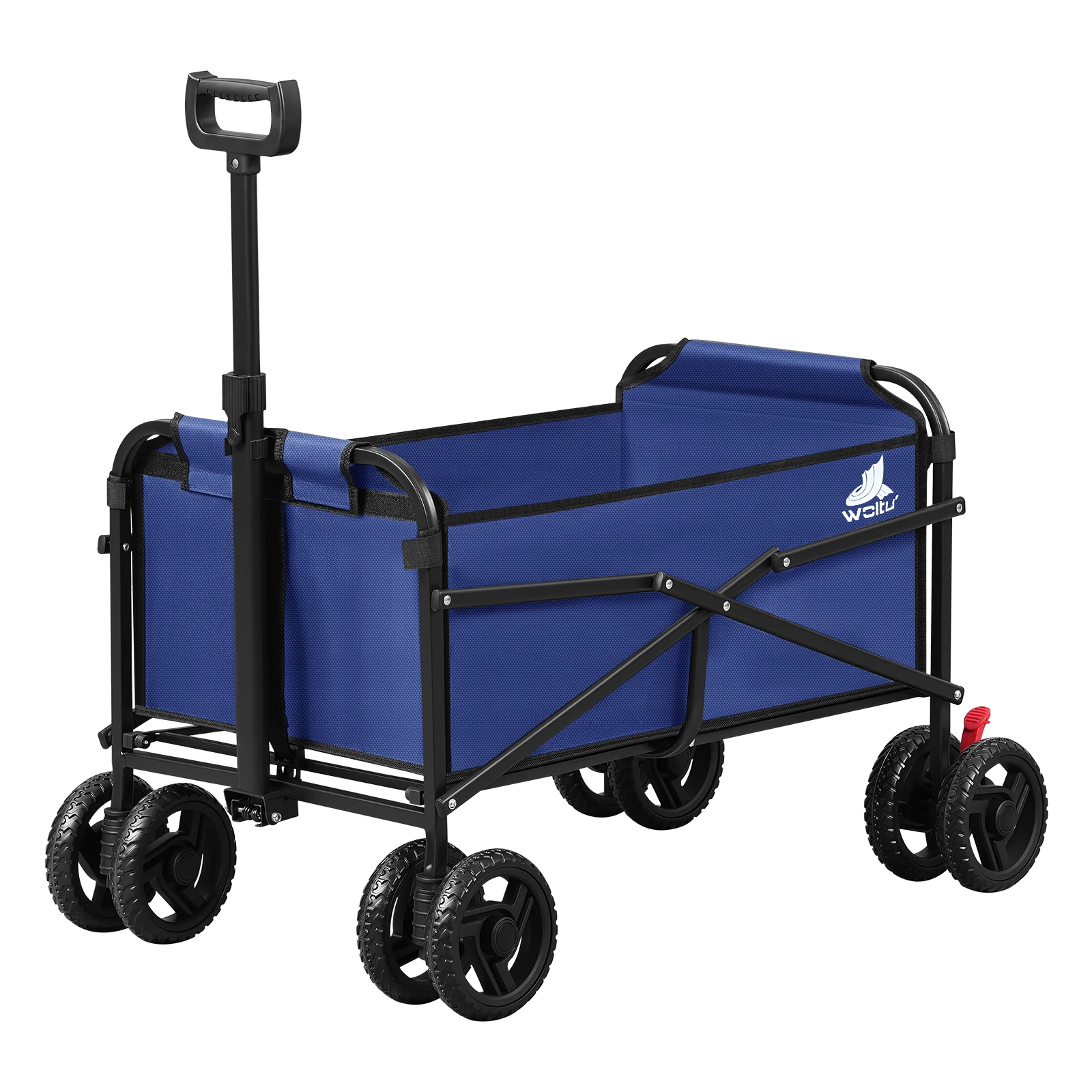 Mécanisme de pliage et poignée ergonomique du chariot WOLTU