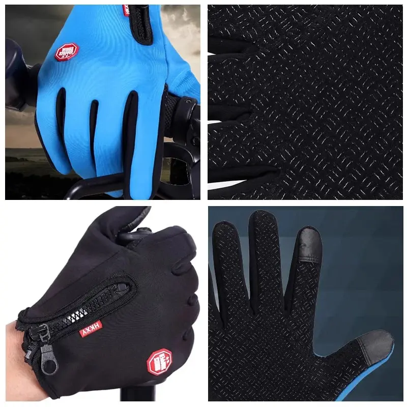 Gants de cyclisme chauds pour automne et hiver