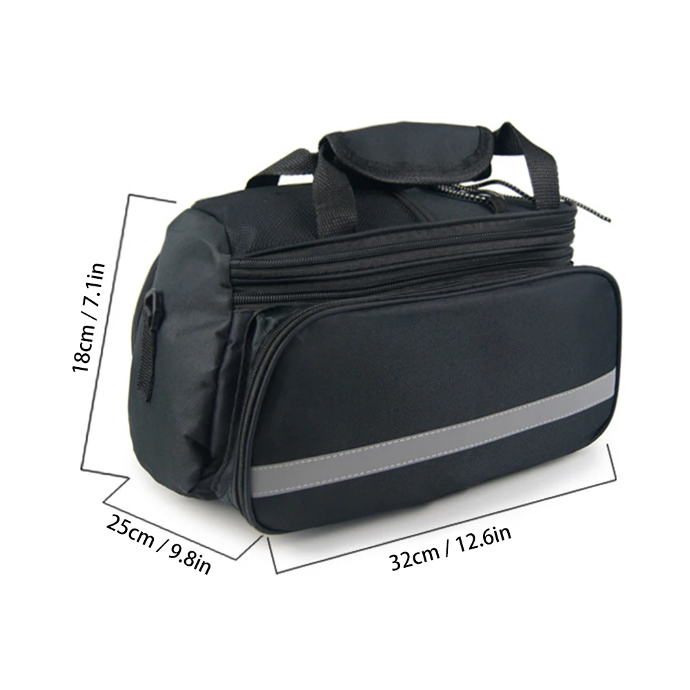 Poche arrière du sac de vélo avec gourde