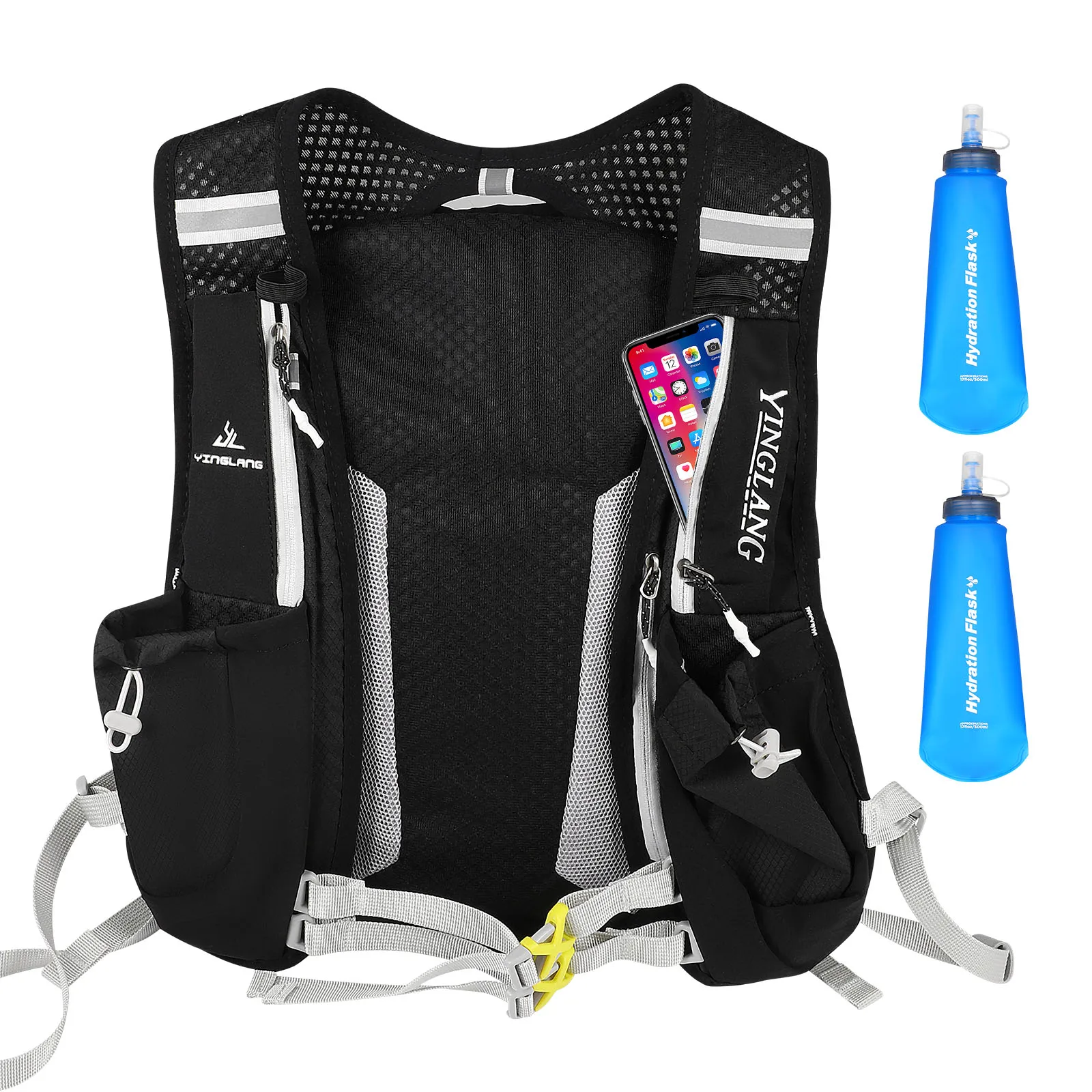 Sac gilet hydratation trail running homme femme