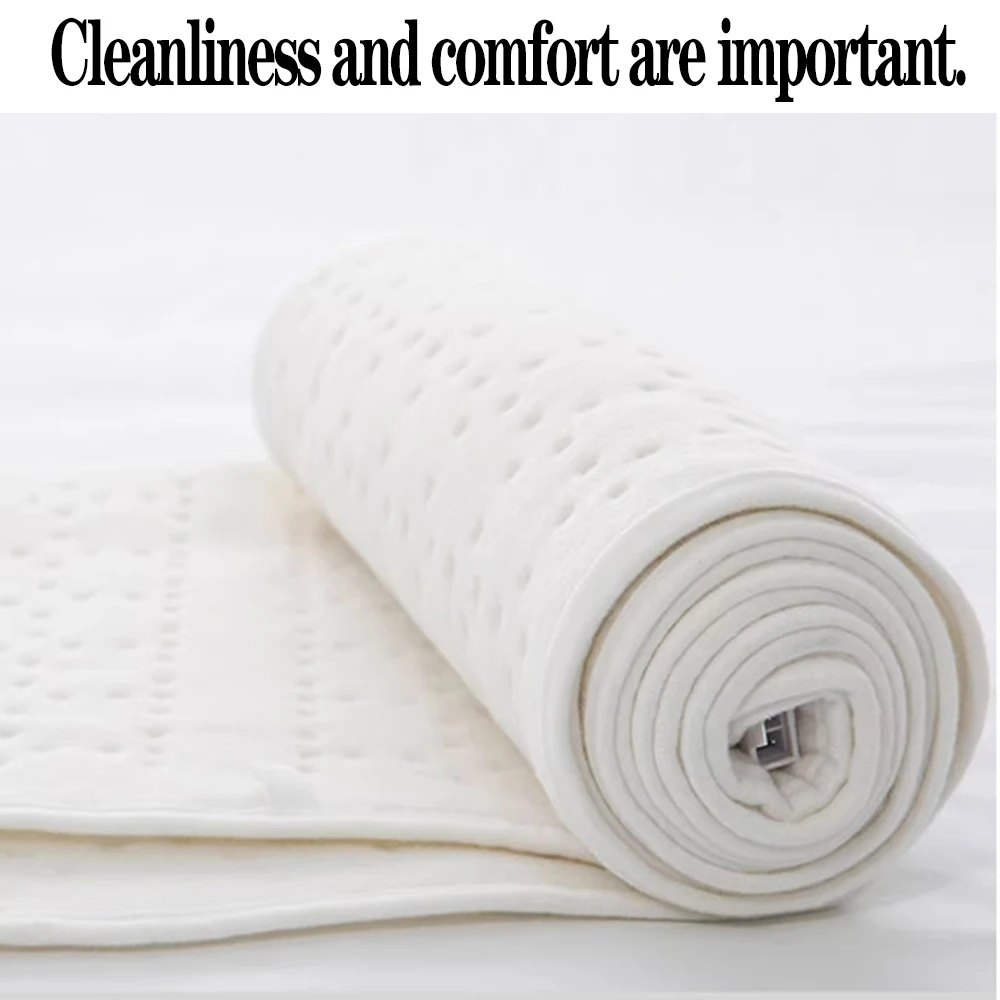 Image montrant l'utilisation de la couverture chauffante dans une chambre