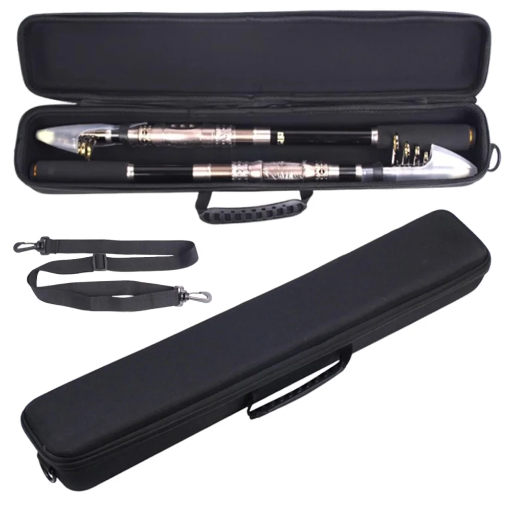 Sac de transport canne à pêche avec bandoulière, vue de face