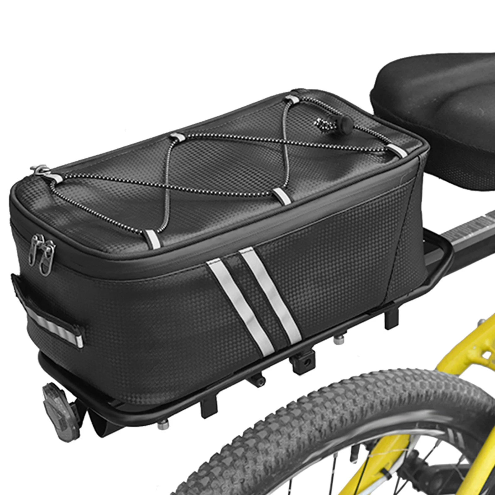 Sac de coffre de vélo 7L fixé sur porte-bagages