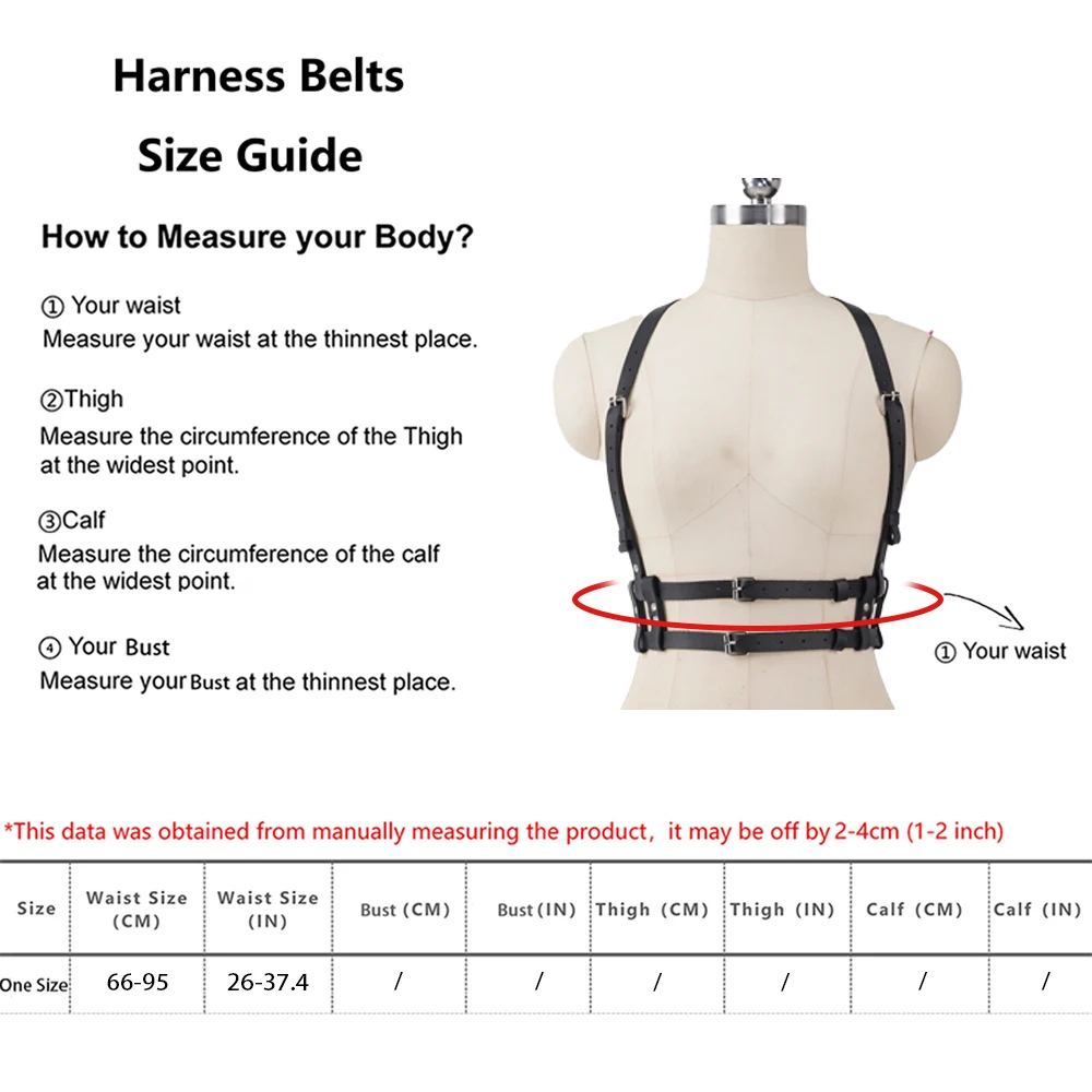 Harnais réglable avec des sangles et des rivets