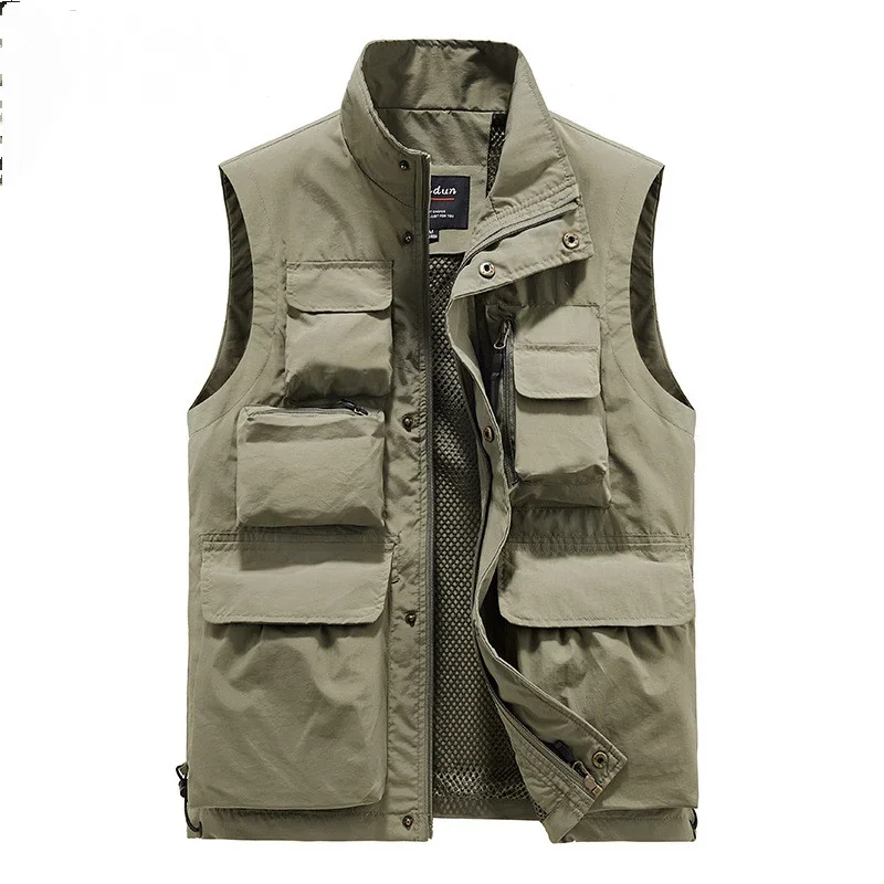 Gilet outdoor homme avec multiples poches pour rangement