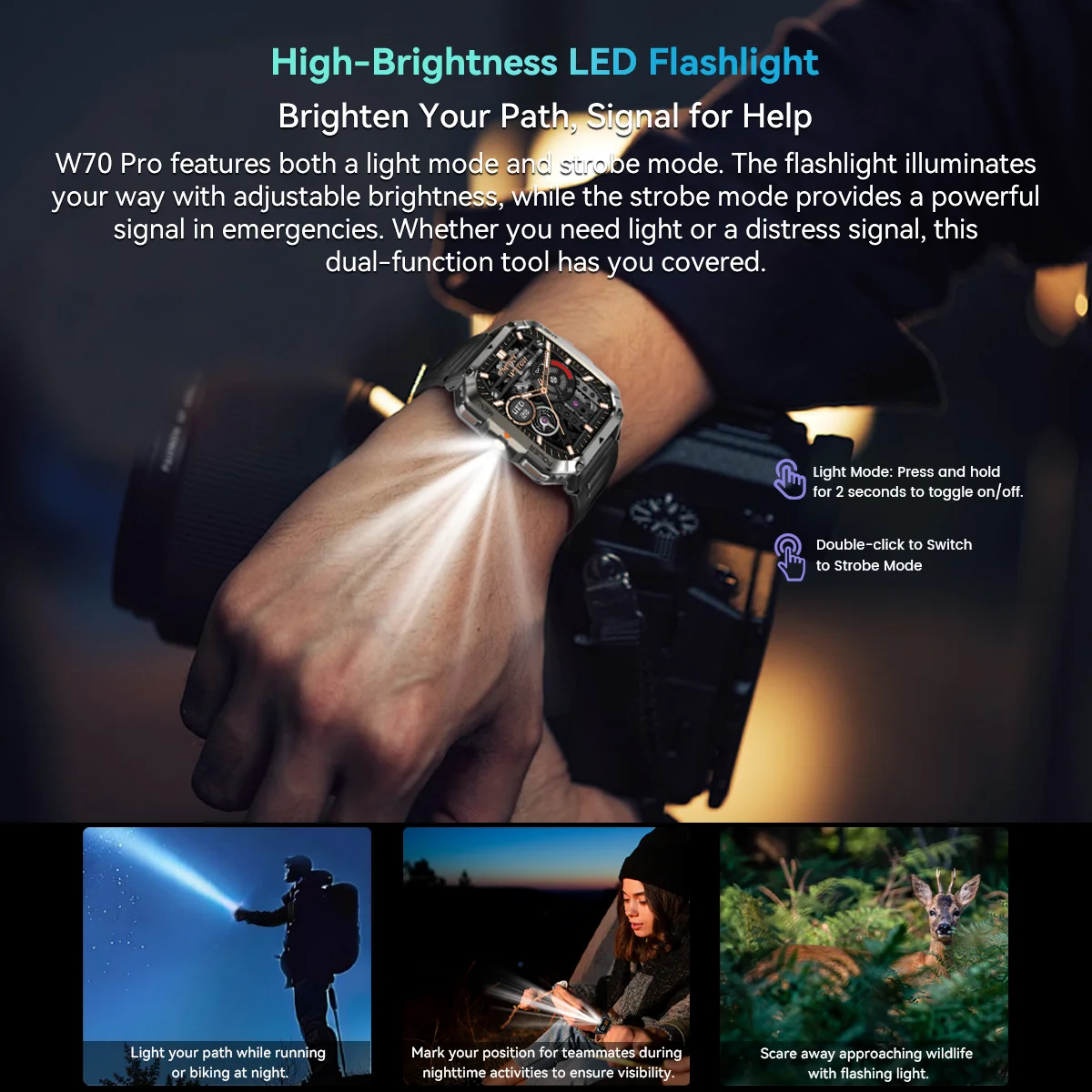 Smartwatch avec suivi de la fréquence cardiaque et oxygène sanguin