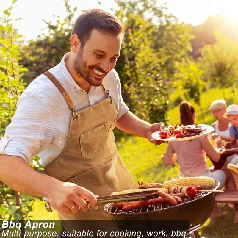 Tablier résistant à l'huile pour barbecue